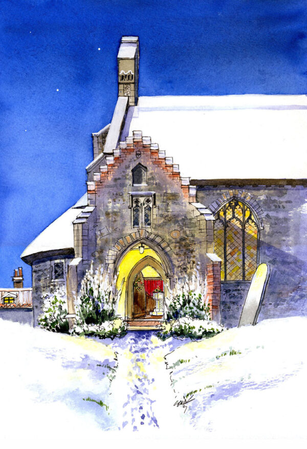 Ingworth Church snow